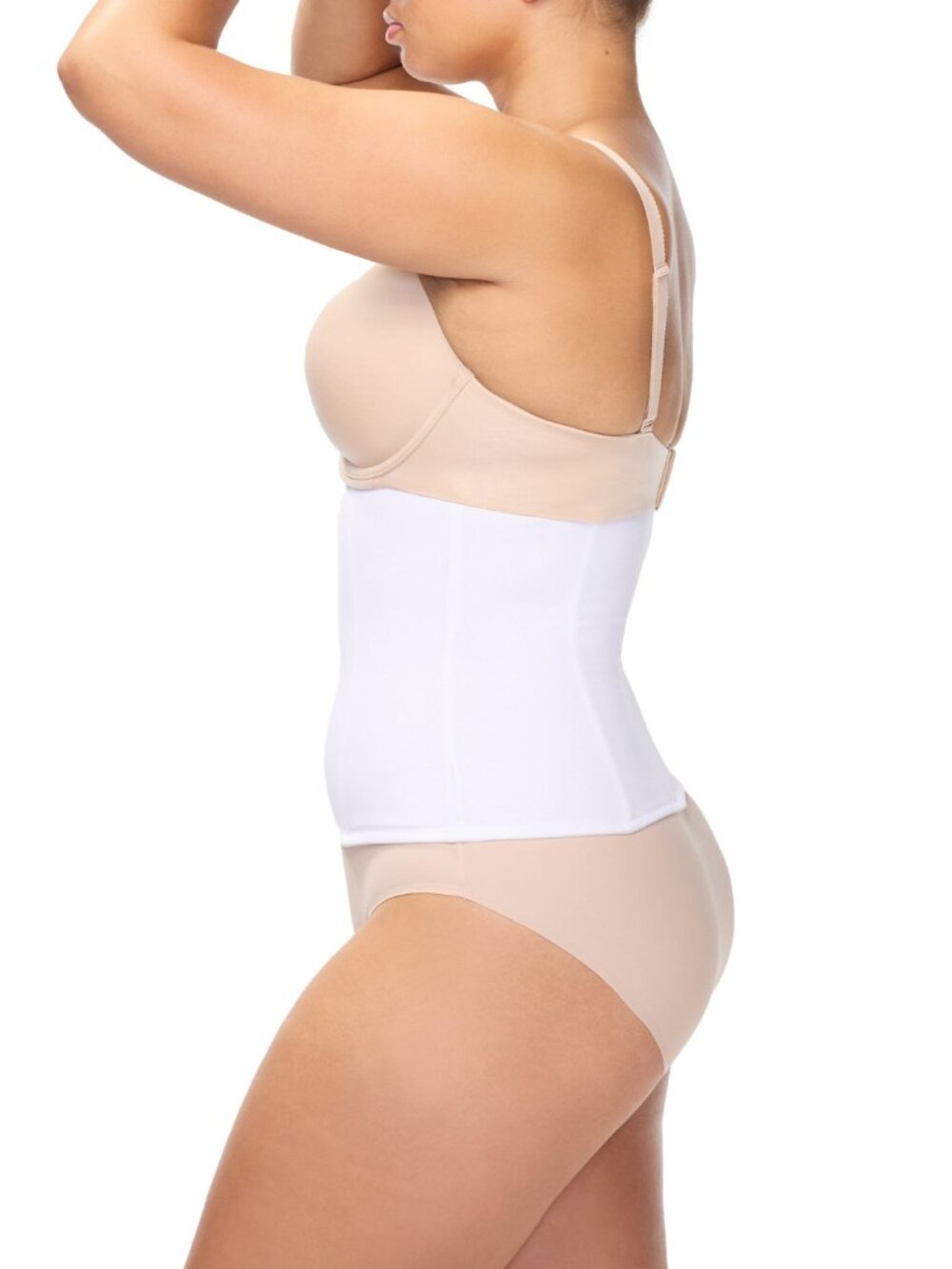 Cupid Intimates No Visible Lines Step-In Waist Cincher - Beige - Picture 5 of 8